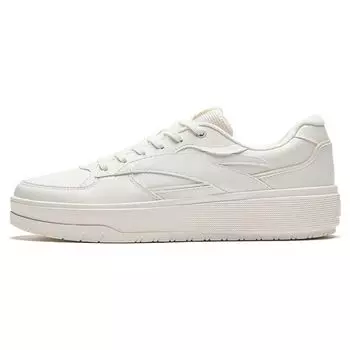 Anta Lightweight Height Increasing Soft Sole Non-Slip Low Top Sneakers Men Sneakers White 912348013-3 41
