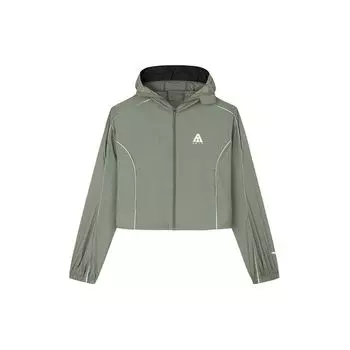 Anta Lightweight Shell Sun Protection Jacket Earth Shell Ice Skin UV Resistant Water Repellent Women Jackets Smoke-Gray 962427601-4 L
