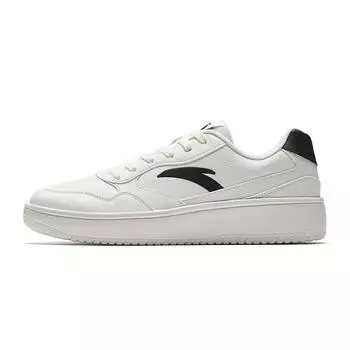 Anta Lightweight Versatile Trendy Comfortable Slip-Resistant Durable Low-Top Skate Shoes Men sneaker White Black 912528001-5 39