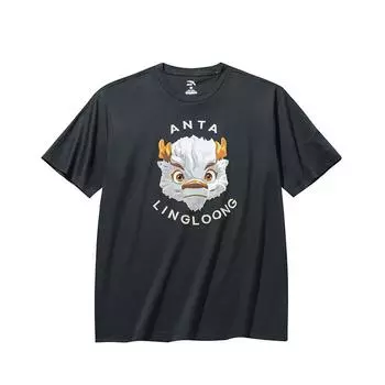 Anta Ling Long Tee Long Yun Dang Tou Unisex T-Shirts Gray 172438155R-3 S