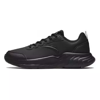 Anta Ling Yun Comfortable Durable Breathable Low Top Running Shoes Men Sneakers Black 912345527-6 39