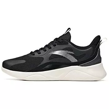 Anta Ling Yun Low Top Running Shoes Men Sneakers Black White 912035562-1 41