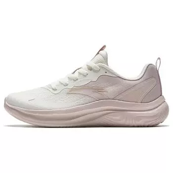 Anta Ling Yun повседневные нескользящие износостойкие низкие кроссовки для бега женские кроссовки цвета слоновой кости и розового цвета 922335550-2 36