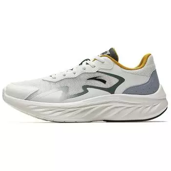 Anta Lingyu Comfortable Versatile Non-Slip Wear-Resistant Low-Top Casual Running Shoes Men sneaker White Gray Green 912525522-1 39