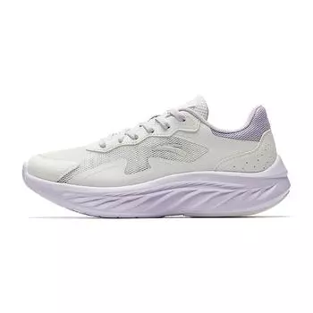 Anta Lingyu Lightweight Breathable Low-Top Casual Running Shoes Women sneaker White Purple 922525522-1 35.5