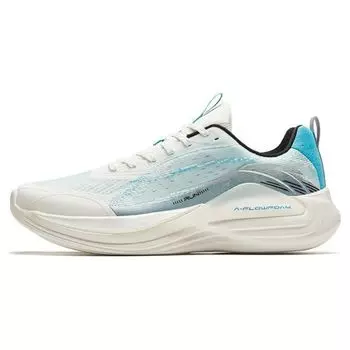 Anta Lingyun 4 Lightweight Durable Non-Slip Low-Top Running Shoes Men Sneakers White Blue 912415532-3 44