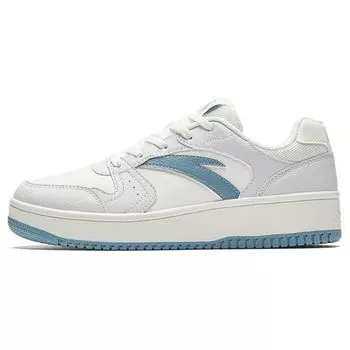 Anta Little Inspiration Нескользящие износостойкие легкие низкие кеды для скейтбординга Женские кеды для скейтбординга Белый Синий 922518068F-12 38.5
