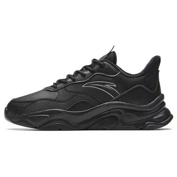Anta Little Millennium Fleece Slip Resistant Durable Low Top Casual Shoes Women Casual Shoes Black 922348826-5 36.5