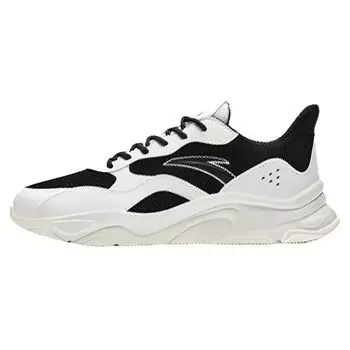 Anta Little Millennium Non-Slip Wear-Resistant Low-Top Casual Shoes Men sneakers White Black 912348826-2 41