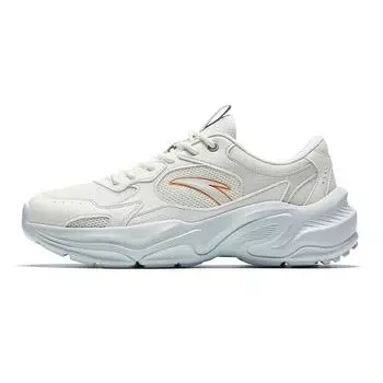 Anta Little Millennium Simple Comfortable Non-Slip Breathable Low-Top Casual Shoes Women sneaker White 922538826-1 35.5