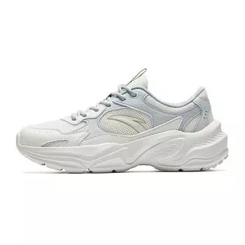 Anta Little Millennium Simple Versatile Non-Slip Breathable Low-Top Casual Shoes Women sneaker White Blue 922538826-3 35.5