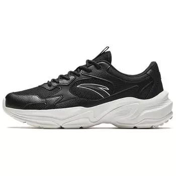 Anta Little Millennium Trendy Comfortable Wear-Resistant Breathable Low-Top Casual Shoes Men Casual Shoes Black White 912538826-5 39