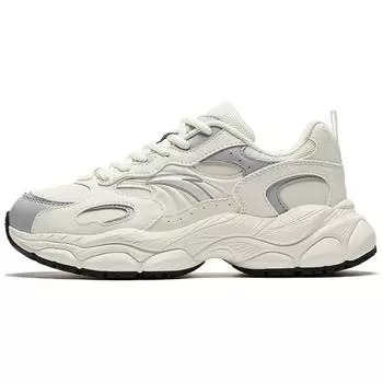 Anta Little Millennium Versatile Comfortable Non-Slip Wear-Resistant Low-Top Casual Shoes Women sneaker White Gray 122518812-9 36.5