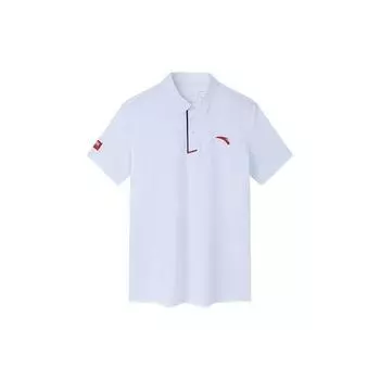 Anta Logo Printed Short Sleeve T-Shirt Men Tops White 152327108-1 XXXL