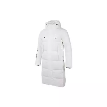 Anta Logo Zipper Down Jacket Men Outerwear White 15940970-1 M