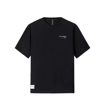 Anta Loose Breathable Simple Comfortable Versatile Round Neck Short Sleeve T-Shirt Men Tops Basic-Black 152537113-3 L