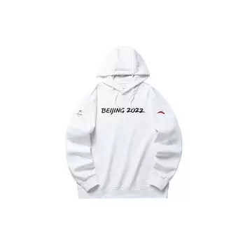 Anta Loose Fit Hooded Sweatshirt Men Tops White 152210744-1 XXL