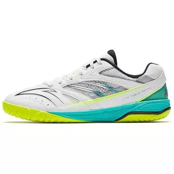 Anta Low Top Shock Absorbing Non-Slip Wear-Resistant Functional Table Tennis Badminton Shoes Men sneaker Silver Green 412510961-2 40