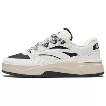 Anta Low-Top Skate Shoes Women Sneakers White Black 922438012-3 35.5