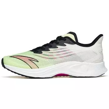 Anta Mach 2.0 амортизирующие нескользящие износостойкие кроссовки с низким верхом мужские кроссовки зеленые черные белые 112355583-3 45