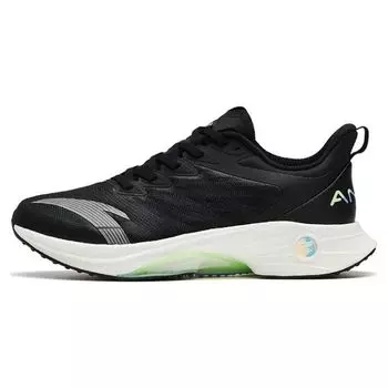 Anta Mach 3.0 Mesh Professional Racing Slip Non-Slip Durable Low Top Running Shoes Women sketches Black White 122325583-7 36