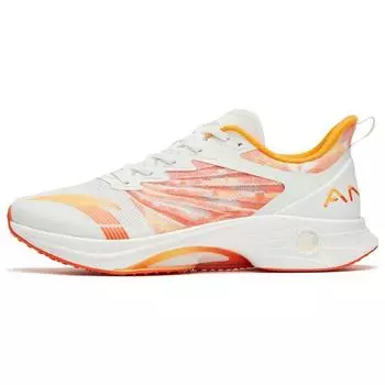 Anta Mach 3.0 Professional Racing Shock Absorbing Прочные кроссовки с низким верхом Мужские кроссовки для бега Белый Оранжевый 112325583-16 41