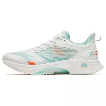 Anta Mach 3.0 Professional Racing Slip Non-Slip Durable Low Top Running Shoes Men sneakers White Blue Orange 112325583-4 42