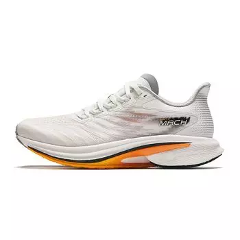 Anta Кроссовки для бега с низким верхом Mach 4.0 Nitrogen Technology Racing Training Cushioning Durable Rebound, мужские, белые, желтые, серые 112425583-7 40