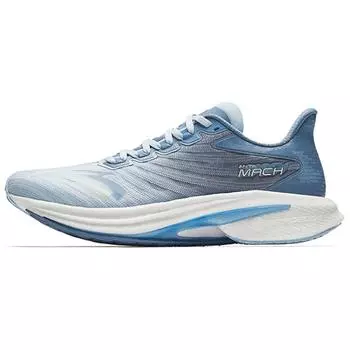 Anta Mach 4.0 Paris Экологичные кроссовки с азотной технологией, амортизация, профессиональные кроссовки для бега, низкие, мужские, синие 112435593S-1 39