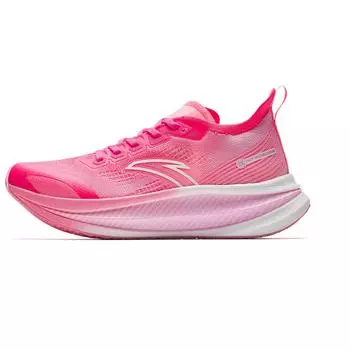 Anta Marathon Cushioning Breathable Low-Top Full-Length Carbon Plate Training Running Shoes Women Running Shoes Red Pink 922425588-13 38