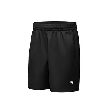 Anta Mens Training Series Casual Simple Solid Color Comfortable Versatile Elastic Sports Shorts Men shorts 452520206-1 M