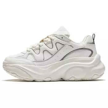 Anta Meow Meow Shoes 5 Trendy Versatile Shock Absorbing Non-Slip Wear-Resistant Low-Top Casual Shoes Women sneaker Silver 922448888-3 36.5