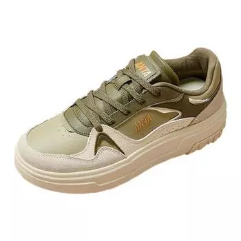 Anta Meow Shoes Удобные универсальные амортизирующие нескользящие низкие кроссовки для скейтбординга женские кроссовки зеленые 922348072-1 35.5