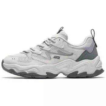 Anta Meteor 2 Shock Absorption Low-Top Casual Shoes Men sneakers Gray Green 112438855-2 42.5