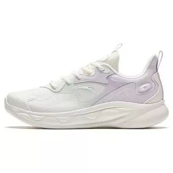 Anta Mian Mian Tan 2 Gel Technology амортизирующие нескользящие износостойкие кроссовки с низким верхом женские кроссовки белые фиолетовые 922345577-1 35.5