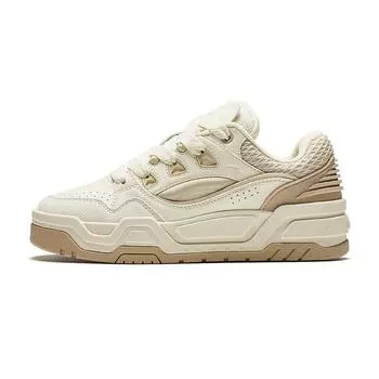 Anta Кроссовки Micro Sugar 2 Retro Versatile Non-Slip Wear-Stick-Up с низким верхом для скейтбординга для женщин бежевые 922448088-1 35.5