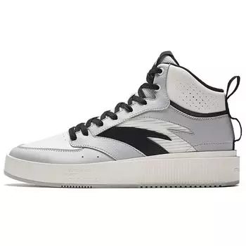 Anta Milk Cap 2 Non-Slip Wear-Resistant Lightweight High-Top Skate Shoes Men skate shoes Gray Black 912338008-3 40
