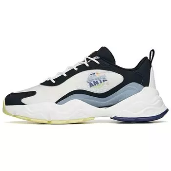 Anta Millennium 4.0 прочные нескользящие низкие спортивные повседневные туфли мужские кроссовки белые черные 112228890-5 39