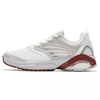 Anta Millennium Quail Feather Non-Slip Wear-Resistant Low-Top Dad Shoes Men Sneakers White Red 112338899-2 44