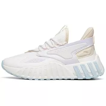 Anta Модные спортивные повседневные туфли с амортизацией и сопротивлением скольжению женские кроссовки белые фиолетовые 122218871-4 36