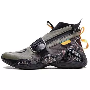 Anta Баскетбольные кроссовки Moon Eclipse High-Top, мужские кроссовки, камуфляж-черный 11946606-5 40
