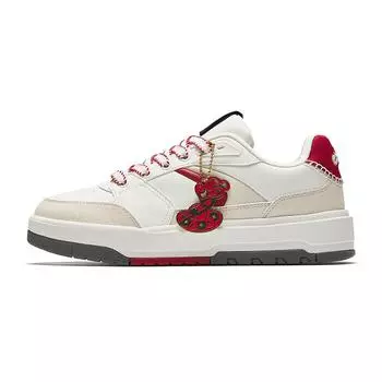 Anta Moon Shadow Classic Minimalist Shock Absorption Durable Support Low-Top Sneakers Men Sneakers White Red 112518060-8 42