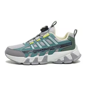 Anta Mountain Language Non-Slip Wear-Resistant Low-Top Sports Casual Shoes Kids Sneakers Gray Green 312318802H-4 39