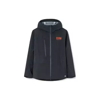 Anta Мужская куртка Sharp Goods Series FW22 с капюшоном и логотипом, черная, 152230606-2 3XL