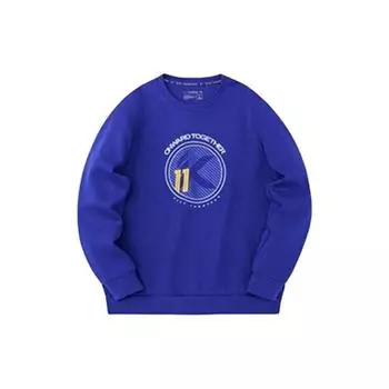 Anta Мужская толстовка с круглым вырезом и надписью Thompson KT Basketball Series, Warriors-Blue 152331736-3 S