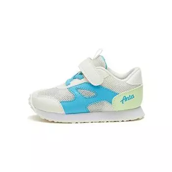 Anta Нескользящие износостойкие дышащие низкие туфли детские туфли белые синие A312320072-3 20