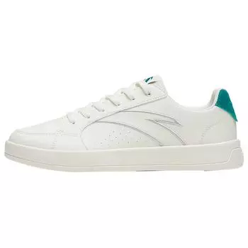 Anta Нескользящие износостойкие низкие кроссовки для скейтбординга мужские кроссовки белые зеленые 112328012-2 42.5