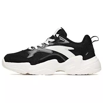 Anta Нескользящие износостойкие низкие женские кроссовки Dad Shoes черные белые 122028887-3 37.5