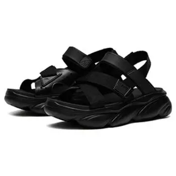 Anta Нескользящие износостойкие пляжные сандалии женские сандалии черные 122338503-3 36.5