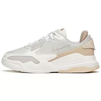 Anta Низкие кеды на толстой подошве женские кроссовки серые 122148092R-3 35.5